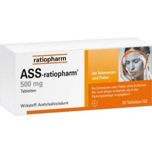 ASS-ratiopharm 500 mg Tabletten