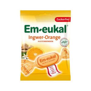 EM-EUKAL Bonbons Ingwer Orange zuckerfrei