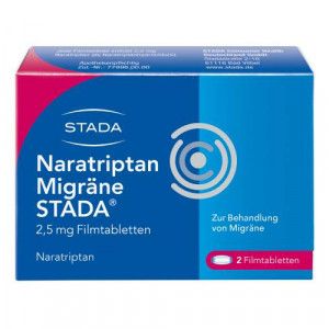 NARATRIPTAN Migräne STADA 2,5 mg Filmtabletten