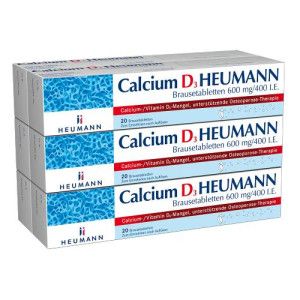 CALCIUM D3 Heumann Brausetabletten 600 mg/400 I.E.