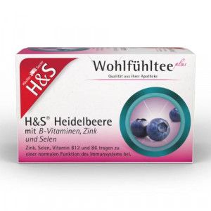 H&S Heidelbeere m.B-Vitaminen Zink und Selen Fbtl.